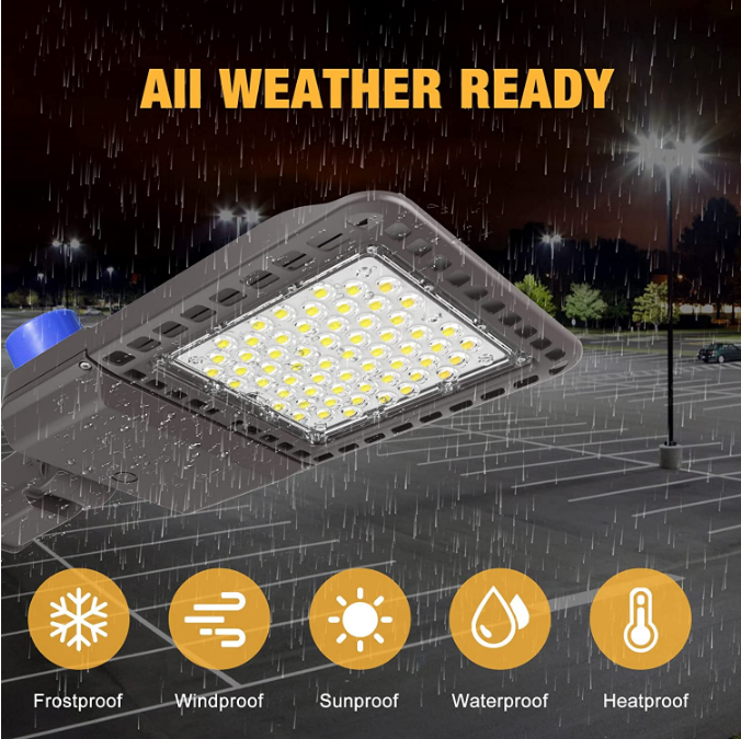 ETL DLC a répertorié le réverbère industriel extérieur de boîte à chaussures LED de puissance élevée de puissance élevée 100 W/150 W/200 W/240 W/300 W éclairage de Parking