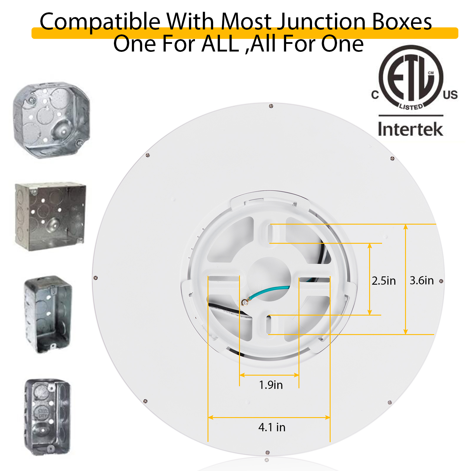 Éclairage de plafond rond de 15 pouces 30W IP44 emplacement humide 4000LM Super lumineux mince 3CCT 3K/4K/5K panneau lumineux LED encastré réglable