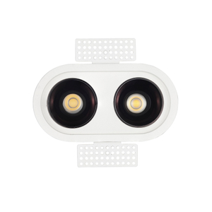 Twins LED tête encastrée moderne Downlight intérieur plafond spot nid d'abeille maille Anti-éblouissement AC120-277V pour salon