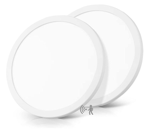 Plafonnier rond LED avec capteur de mouvement Radar à économie d'énergie, panneau encastré, avec approbation ETL Energy Star, 9, 12 ou 15 pouces