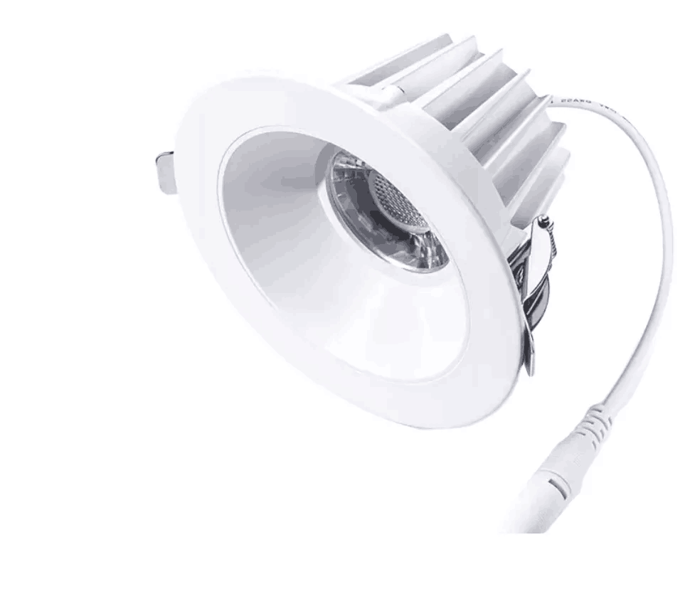 Aluminium 3CCT réglable 2 '' 4'' encastré LED vers le bas rond carré dimmable anti-éblouissement plafond Commercial LED COB DownLight avec 5 ans de garantie 