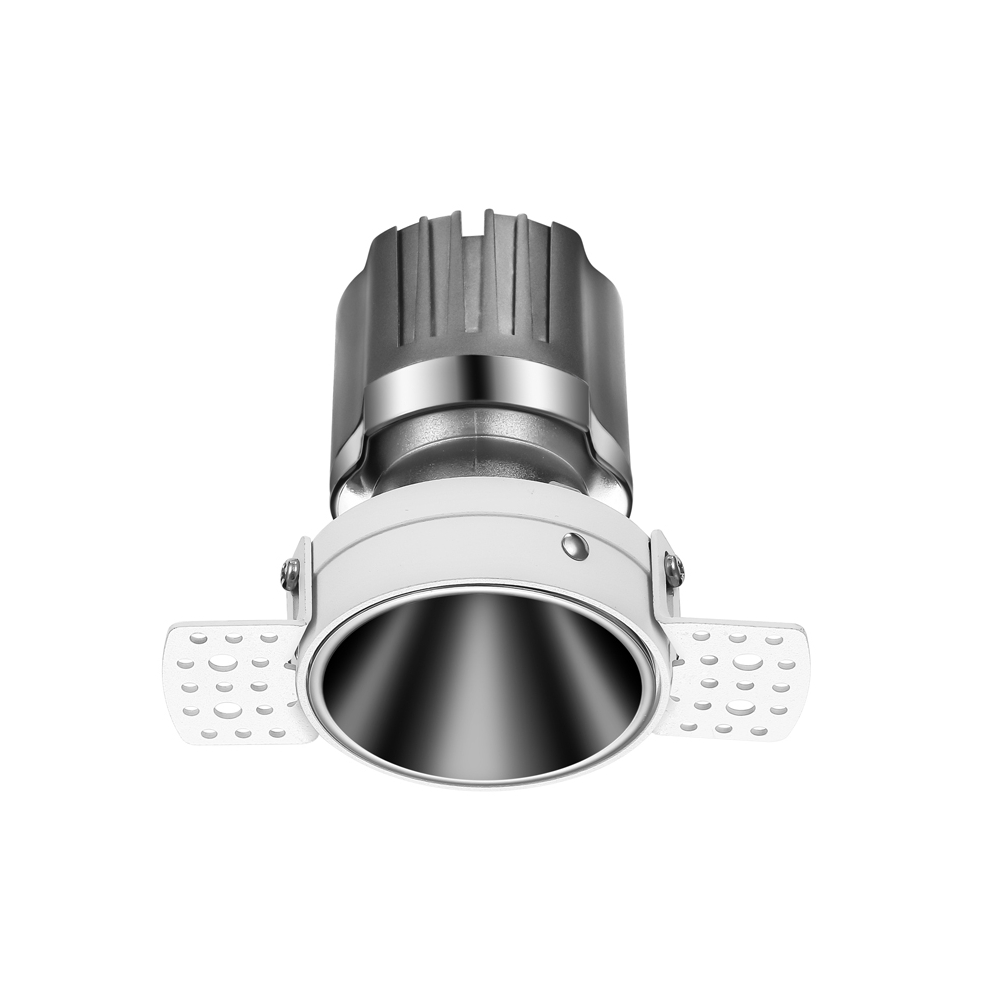 ETL Anti-éblouissement série sans cadre rond carré blanc CRI 90+ Architectural Downlight Luminaire encastré avec intensité variable