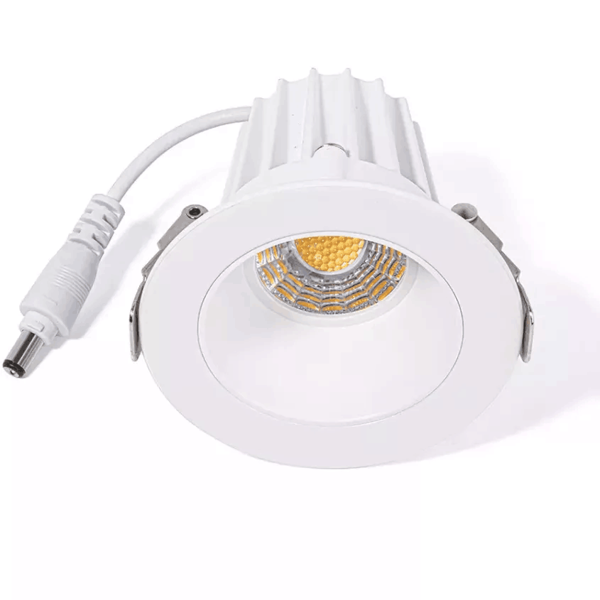 Aluminium 3CCT réglable 2 '' 4'' encastré LED vers le bas rond carré dimmable anti-éblouissement plafond Commercial LED COB DownLight avec 5 ans de garantie 