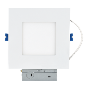 Spot lumineux LED encastrable carré, 4 pouces, 6 pouces, certifié ETL, IC, 3000K/4000K/5000K/6000K/3CCT/5CCT, variable, sélectionnable 